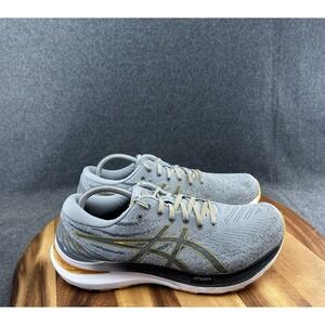 Asics GEL-Kayano 29 Running Shoes Men Size 10.5 Gray Yellow Comfort Low Sneakers